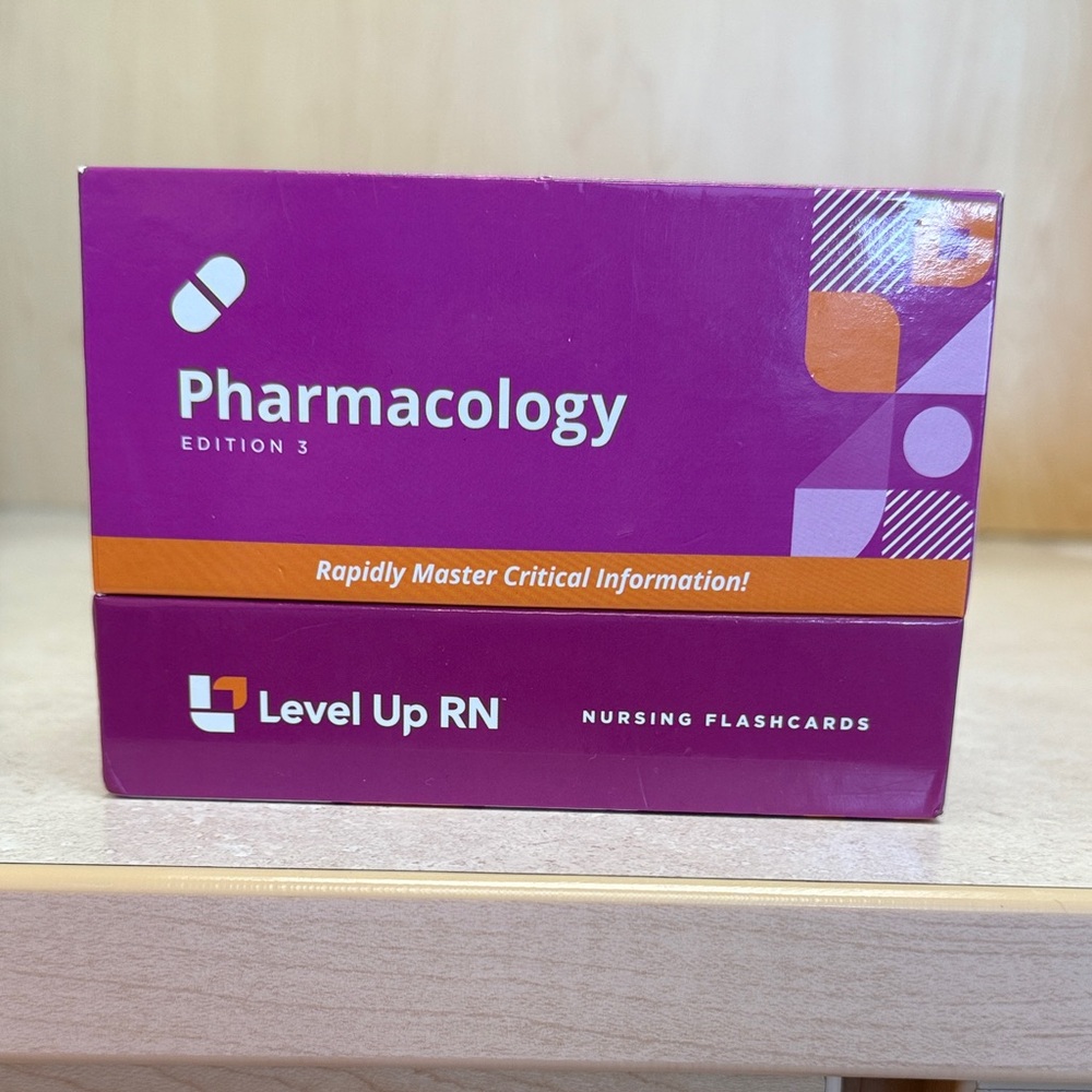 Pharmacology Flashcards - Purple and Orange
